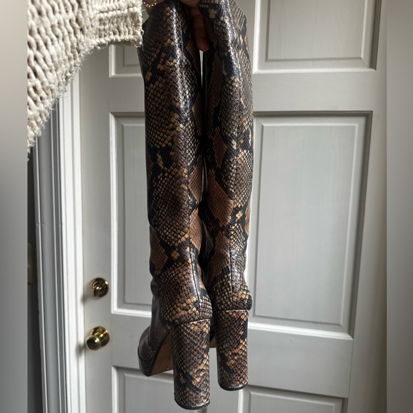 Gorgeous Snakeskin Tall Boots - Picture 2 of 9